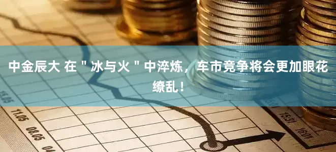 中金辰大 在＂冰与火＂中淬炼，车市竞争将会更加眼花缭乱！