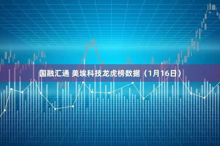 国融汇通 美埃科技龙虎榜数据（1月16日）